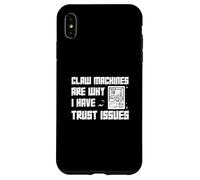 Las máquinas de garras son la razón por la que tengo problemas de confianza Funny Claw Master Carcasa para iPhone XS Max