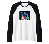 Las maravillas científicas comienzan en el laboratorio de tubos de ensayo con Camiseta Manga Raglan