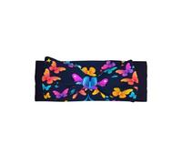 Las mariposas forman un círculo. Diadema de lazo estampada, accesorio para el pelo de bebé, adecuado para bebés de 0 a 6 meses o uso diario