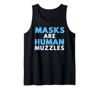 Las máscaras Son bozales Humanos Camiseta sin Mangas