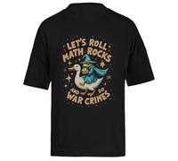 Las Matemáticas del Mago Rana Son Geniales Camiseta Extragrande Holgada Negra Unisex Unisex Black tee Baggy Oversized T-Shirt