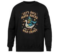 Las Matemáticas del Mago Rana Son Geniales Jersey Negro Unisex Sin Género Cuello Redondo Unisex Black Jumper Genderless Crewneck