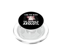 ¿Las matemáticas La Respuesta es Axolotl Math Calculus Formula PopSockets PopGrip para MagSafe