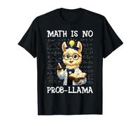 Las matemáticas no Son Prob-Llama Amante de los Animales de Alpaca Propietario de Llamas Camiseta