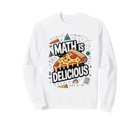 Las matemáticas Son deliciosas y Divertidas Pizza Profesor de matemáticas Sudadera
