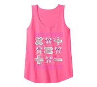 Las matemáticas Son difíciles, Pero también Eres tú Profesor de matemáticas enseñando a niña mamá Camiseta sin Mangas