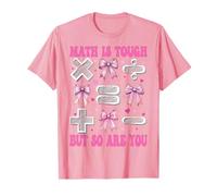 Las matemáticas Son difíciles, Pero también Eres tú Profesor de matemáticas enseñando a niña mamá Camiseta