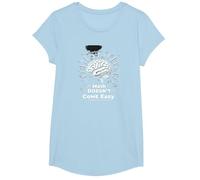 Las matemáticas Son difíciles, Pero también Eres un Poder Cerebral Inspirador Camiseta, Niñas, Azul Bebé, Pequeña