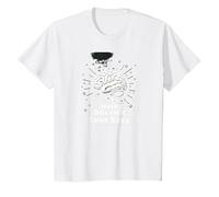 Las matemáticas Son difíciles, Pero también Eres un Poder Cerebral Inspirador Camiseta, Niños, Blanco, 4 años