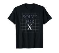 Las matemáticas son divertidas, Nerd divertido, Humorístico, Friki, Resolver para X Camiseta