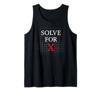 Las matemáticas son divertidas, nerd divertido, humorístico, friki, resolver para X Maths Camiseta sin Mangas