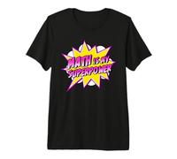 Las matemáticas Son mi Superpoder | Superhero Comic Álgebra Lover Camiseta Premium