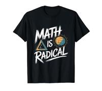 Las matemáticas Son radicales Camiseta gráfica económica, Hombre, Negro, XL