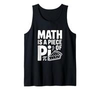 Las matemáticas Son un Pedazo de Pi Funny Math Lover Camiseta sin Mangas