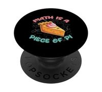 Las matemáticas Son un Pedazo de Pi Funny Pie Pi Day Broma Día de Las matemáticas Meme PopSockets PopGrip Adhesivo