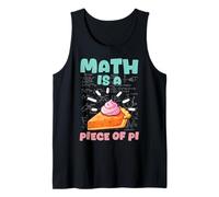 Las matemáticas Son un Pedazo de Pi Funny Pie Pi Day Joke Matemáticas Camiseta sin Mangas