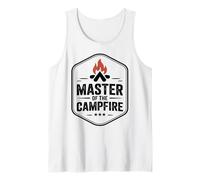 Las Mejores Amigas de Retro Master of Campfire para Acampar en la montaña y Hacer Senderismo Camiseta sin Mangas