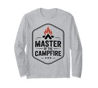 Las Mejores Amigas de Retro Master of Campfire para Acampar en la montaña y Hacer Senderismo Manga Larga