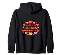 Las Mejores Amigas más Felices de la Tierra Girls Road Trip Escapada de Fin de Semana Sudadera con Capucha