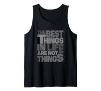 Las Mejores Cosas de la Vida no Son Cosas Camiseta sin Mangas