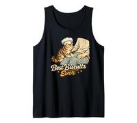 Las Mejores Galletas de la Historia: Divertido Humor para Gatos Haciendo Galletas Camiseta sin Mangas