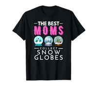Las mejores mamás coleccionan globos de nieve coleccionistas Día de la Madre Camiseta