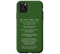 Las Mejores Noticias de la Historia Cristo Jesucristo Salvación eterna Carcasa para iPhone 11 Pro MAX