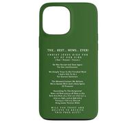 Las Mejores Noticias de la Historia Cristo Jesucristo Salvación eterna Carcasa para iPhone 13 Pro MAX
