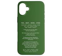 Las Mejores Noticias de la Historia Cristo Jesucristo Salvación eterna Carcasa para iPhone 16 Plus