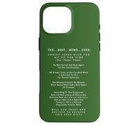 Las Mejores Noticias de la Historia Cristo Jesucristo Salvación eterna Carcasa para iPhone 16 Pro MAX