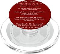 Las Mejores Noticias de la Historia Cristo Jesucristo Salvación eterna PopSockets PopGrip para MagSafe
