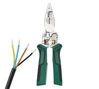 Las mejores ofertas, cortacables 10 en 1, alicates pelacables, tijeras para probador de tensión con función de medición 'electricidad