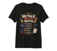 Las Mejores películas de Terror Humor Escolar Estudiante Maestro Broma Camiseta Premium