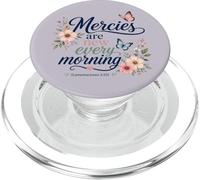 Las misericordias Son Nuevas Cada mañana Lamentaciones Inspiradoras PopSockets PopGrip para MagSafe