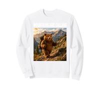 Las montañas Llaman Oso senderista Divertido Aventura Sudadera