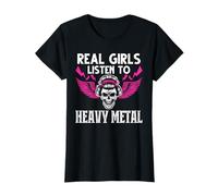 Las muchachas reales escuchan Heavy Metal Heavy Metal Camiseta