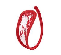 Las mujeres C String Mini Cover Briefs Color sólido Invisible Bragas Leopardo Lencería
