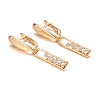 Las Mujeres de EarringStud Son Elegantes para una caída de Moda Natural Brillante