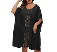 Las mujeres de manga media longitud suéter más tamaño viscosa musulmana vestido de las mujeres para la oración, Negro , talla única