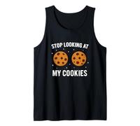 Las Mujeres Dejan de Mirar mis Galletas Camiseta sin Mangas