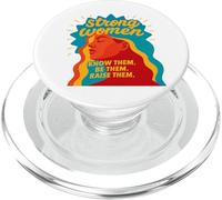 Las Mujeres Fuertes Saben Que Sean Ellas crían el día de la Madre PopSockets PopGrip para MagSafe