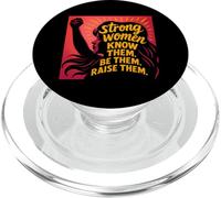 Las Mujeres Fuertes Saben Que Sean Ellas crían el día de la Madre PopSockets PopGrip para MagSafe
