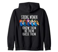 Las Mujeres Fuertes Saben Que Son Ellas criarlas Rosie Riveter Sudadera con Capucha