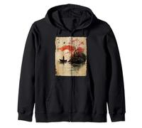 Las Mujeres japonesas y el árbol de Cerezo en Flor de Madera japonés Sudadera con Capucha