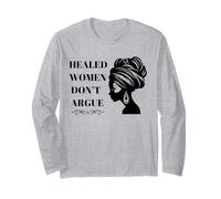 Las Mujeres sanadas no discuten el empoderamiento del Bienestar Emocional Manga Larga