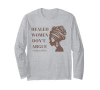 Las Mujeres sanadas no discuten el empoderamiento del Bienestar Emocional Manga Larga