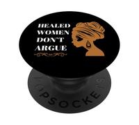Las Mujeres sanadas no discuten el empoderamiento del Bienestar Emocional PopSockets PopGrip Adhesivo