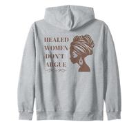 Las Mujeres sanadas no discuten el empoderamiento del Bienestar Emocional Sudadera con Capucha