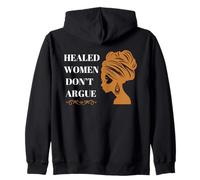 Las Mujeres sanadas no discuten el empoderamiento del Bienestar Emocional Sudadera con Capucha