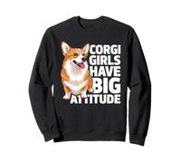 Las niñas de Corgi Tienen una Gran Actitud, el dueño de la Mascota Corgi, Corgi Sudadera
